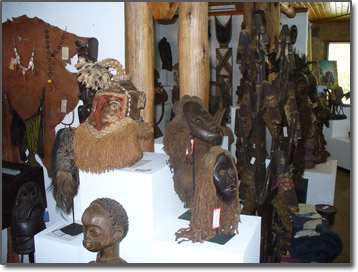 Authentic African masks