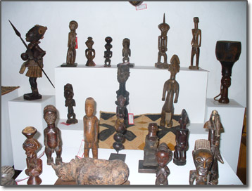 African wood carvings