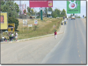 The equator in Kenya