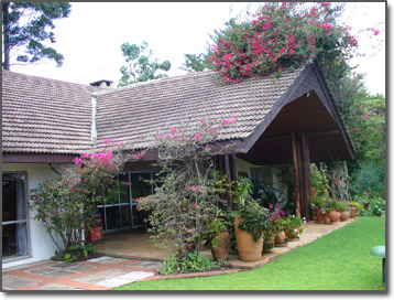 Guest house at the game ranch