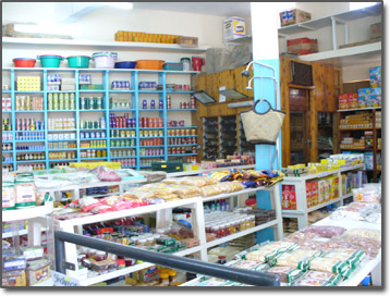 Grocery store in Nanyuki, Kenya