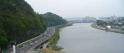 Jinju, South Korea and the Nam River