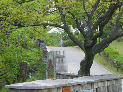 Monk at Jinjuseong Castle